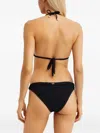 Beach Bunny Brynn Chain Bikini Top In Black