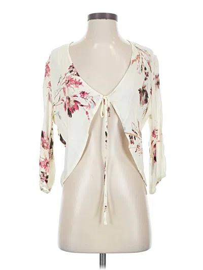 Pre-owned Beach Bunny Cardigan Sweater In Ivory