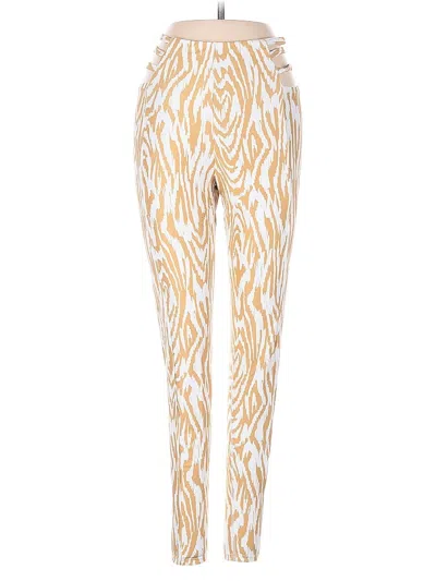 Pre-owned Beach Bunny Casual Pants In Gold
