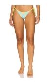 Beach Bunny Daisy Skimpy Tie Side Bikini Bottom In Frozen Daisy Dot
