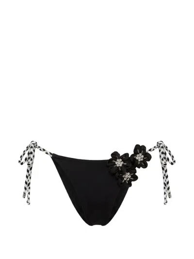 Beach Bunny Delilah Bikini Bottoms In Black