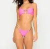 Beach Bunny Lexi Bralette Bikini Top In Pink In Pink