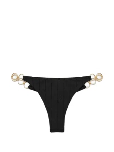 Beach Bunny Lexi Ring-embellished Bikini Bottoms In Multi