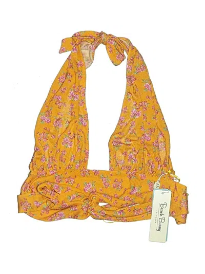 Beach Bunny Swimsuit Top Yellow Swimwear In Orange