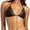 Beach Bunny Swimwear Addie Triangle Top In Black