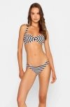 Beach Bunny Swimwear Angela Skimpy Bottom In Black
