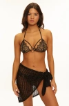 Beach Bunny Swimwear Camden Pareo In Black