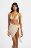 Beach Bunny Swimwear Camden Pareo In Neutral
