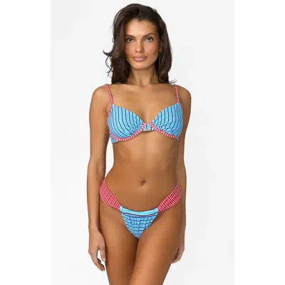Beach Bunny Swimwear Delphin Tango Bottom In Blue