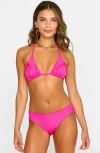 Beach Bunny Swimwear Emma Triangle Top In Influencer Pink