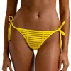 Beach Bunny Swimwear Hard Summer Tie Side Bottom In Yellow