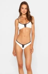 Beach Bunny Swimwear Haven Tango Bottom In White