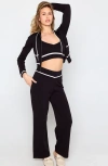 Beach Bunny Swimwear Juliette Knit Jacket In Black