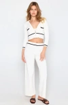 Beach Bunny Swimwear Juliette Knit Jacket In White