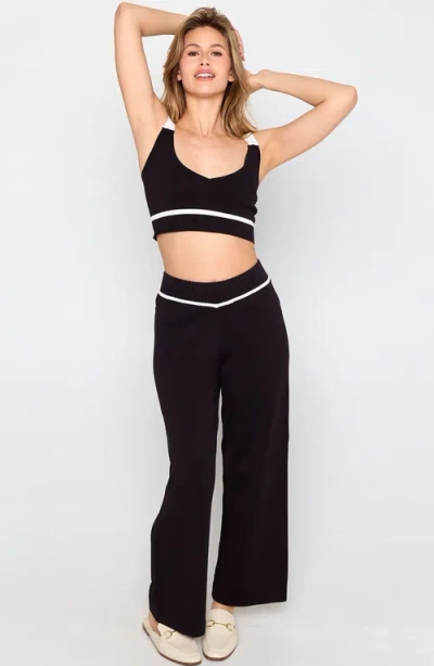 Beach Bunny Swimwear Juliette Knit Tank In Black