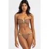 Shop Beach Bunny Swimwear Kelsea Bandeau Top In Mocha