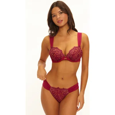 Beach Bunny Swimwear Lena Skimpy Bottom In Pink