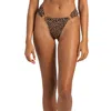 Beach Bunny Swimwear Leopard Love Tango Bikini Bottom In Multi