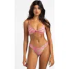 Beach Bunny Swimwear Linked To You Knot Bralette In Tiger Tan Popstar