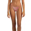 Beach Bunny Swimwear Linked To You Skimpy Bikini Bottom In Multi