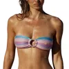 Beach Bunny Swimwear Lover Bandeau Top In Multi
