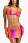 Beach Bunny Swimwear Luna Mini Skirt In Pink Ombre