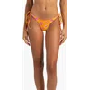 Beach Bunny Swimwear Luna Tie Side Tango In Orange Ditsy Floral