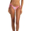 Beach Bunny Swimwear Luna Tie Side Tango With Spandex In Multi