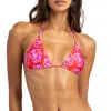 Beach Bunny Swimwear Luna Triangle Top In Multi