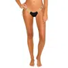 Beach Bunny Swimwear Madagascar Glam Tie Side Bottom In Black