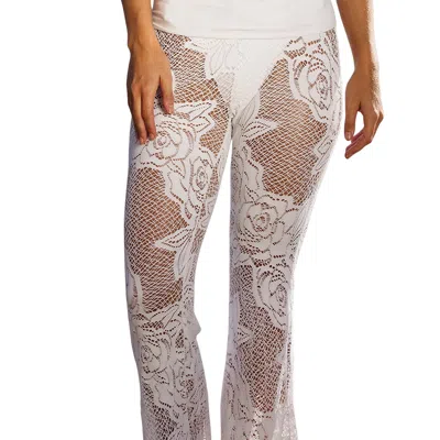 Beach Bunny Swimwear Monique Booty Pant In White