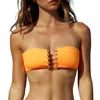 Beach Bunny Swimwear Noelani Bandeau Top Biotech In Multi