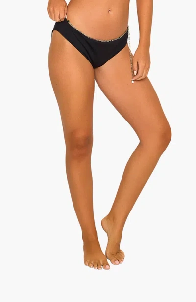 Beach Bunny Swimwear Noelani Full Bottom In Black