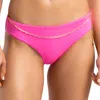 Beach Bunny Swimwear Noelani Full Bottom With Elastane In Pink