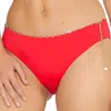 Beach Bunny Swimwear Noelani Full Bottom With Elastane In Red