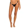 Beach Bunny Swimwear Noelani Skimpy Bottom In Black