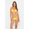 Beach Bunny Swimwear Raja Tango Bikini Bottom In Yellow