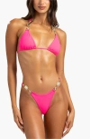 Beach Bunny Swimwear Raja Tango Brazilian Bottom In Popstar