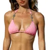 Beach Bunny Swimwear Raja Triangle Top In Pink