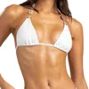 Beach Bunny Swimwear Raja Triangle Top In White