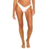 Beach Bunny Swimwear Serena Tango Brazilian Bottom In White