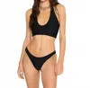 Beach Bunny Sydney Tango Bottom In Black In Black