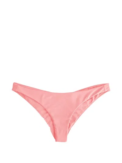 Beach Bunny X Shanina Shaik Bunny Logo Bikini Bottoms In Pink