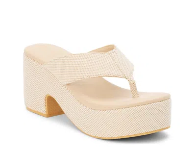 Beach By Matisse Bonnie Platform Sandal In White