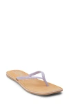 Beach By Matisse Bungalow Flip Flop In Lavender Lizard