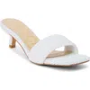 Beach By Matisse Capricorn Kitten Heel Slide Sandal In White