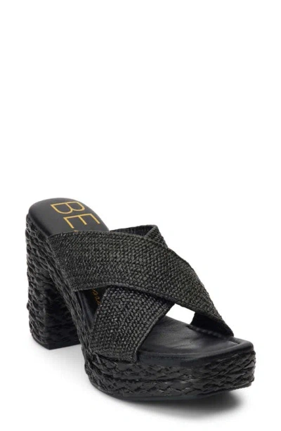 Beach By Matisse Caravan Platform Sandal In Black