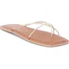 Beach By Matisse Coastline Slide Sandal In Gold