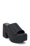 Beach By Matisse Como Platform Sandal In Ebony