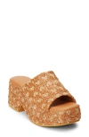 BEACH BY MATISSE CRUZ PLATFORM SLIDE SANDAL